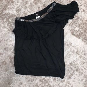 Express women’s one shoulder top - size M